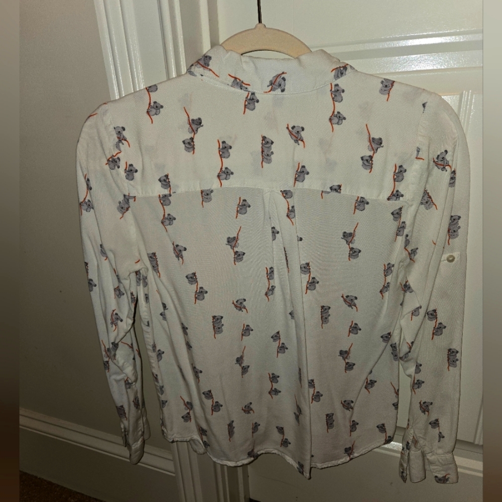 🌟JAPNA KOALA BUTTON UP SHIRT SIZE SMALL - Picture 2 of 2